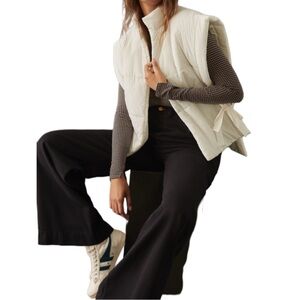 Anthropologie Side-Tie Puffer Vest NWT